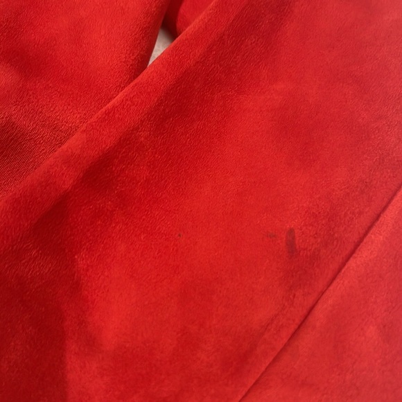 Beautiful Red Faux suede Blazer ♥️ - Picture 5 of 7